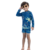 Conjunto de Praia com Proteção UV Dino
