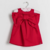Vestido Liso Com Laço Frontal