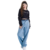 Blusa Manga Longa Com Estampa E Manga Bubble