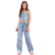 Calça Wide Leg Com Pregas Frontais