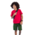 Camiseta Meia Malha Lisa Com Bordado Frontal