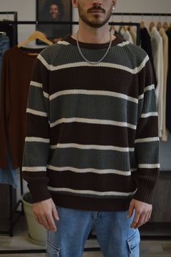 SWEATER OVERSIZE OS DISCORD MARRON