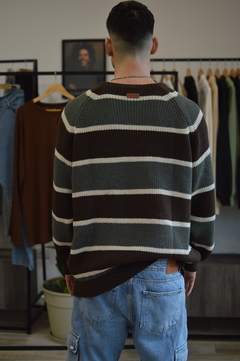 SWEATER OVERSIZE OS DISCORD MARRON - comprar online