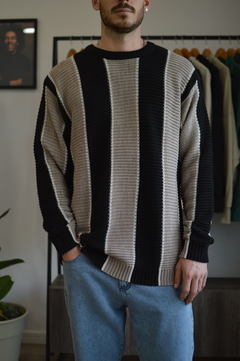 SWEATER OVERSIZE OS AREKA NEGRO