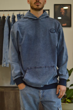 BUZO DENIM WALLABIE AZUL