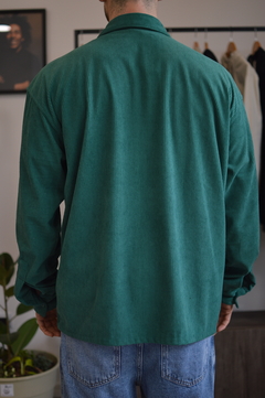 CAMISACO OVERSIZE CORDEROY VERDE - comprar online