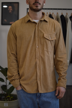 CAMISACO CORDEROY CAMEL