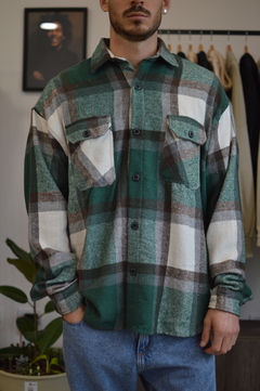 CAMISACO ESCOCES VERDE MILITAR
