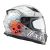 CAPACETE TEXX FECHADO HAWK FURY CINZA AMARE VERM na internet