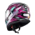 CAPACETE TEXX FECHADO HAWK GENESIS ROSA AZUL BRANC - loja online