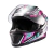 CAPACETE TEXX FECHADO HAWK GENESIS ROSA AZUL BRANC - comprar online