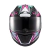 CAPACETE TEXX FECHADO HAWK GENESIS ROSA AZUL BRANC - MG Racing