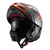 CAPACETE TEXX KRATOS NOMADE PRETO, LARANJA E CINZA