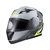 CAPACETE TEXX GLADIATOR V3 MAKAN CINZA E VERDE - MG Racing