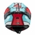 CAPACETE TEXX RAPTOR HORNET AZUL VERMELHO BRANCO - loja online
