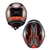 CAPACETE TEXX KRATOS NOMADE PRETO, VERMELHO E CINZA - loja online