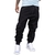 MOM TRICARGO NEGRO COSTURA BLANCA Art-4P
