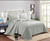 Cubrecamas King gris plata - comprar online