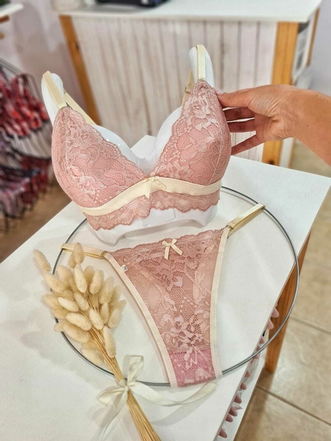Bralette Delfina rosa nude