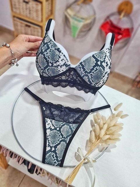 Corpiño América Soft reptil