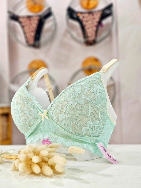 Corpiño América Soft aqua