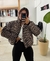Campera inflable animal print - comprar online