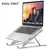 Suporte Portátil de Alumínio para Notebook - Mantenha-se ergonômico e produtivo em qualquer lugar com este suporte dobrável!