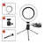 Ring Light LED de Mesa com Tripé Pequeno de 6 Polegadas (16cm) - Crie fotos e vídeos incríveis com a iluminação perfeita! na internet