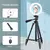 Luz LED Anel Selfie com Tripé e Controle Remoto - Transforme suas fotos com iluminação profissional! na internet