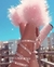 Tacon peluche rosa pastel