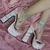 Tacon rosa pastel