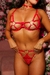 Imagem do Conjunto Love Kiss - Vermelho