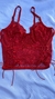 Cropped Aylla Vermelho na internet