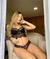 Corset Nairobi renda chantily Preto - loja online