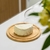 Porta Queijo com Tampa de Bambu Pequeno - comprar online