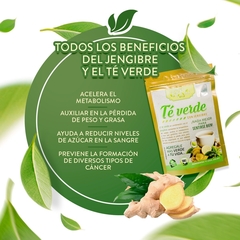 TÉ VERDE CON JENGIBRE - FITPLUS ESME ORTEGA