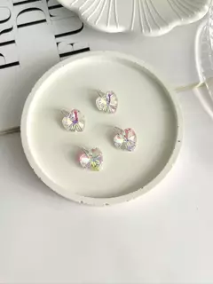 DIJE MINI CORAZON C-ARGOLLA CRISTAL AB - comprar online
