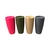 Vaso termico doble pared con tapa silicona y sorbete