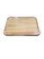 Tabla cuadrada de madera para asado