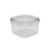 POTE QUADRADO 150ML C/ TAMPA C/10 PLASTILANIA