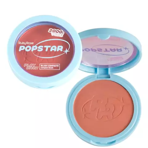 Blush Compacto Ruby Rose Popstar – Cor Secrets