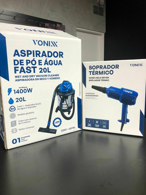 Kit Soprador Fast + Aspirador Fast Vonixx 220v