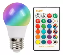 Foco RGB con control incluido