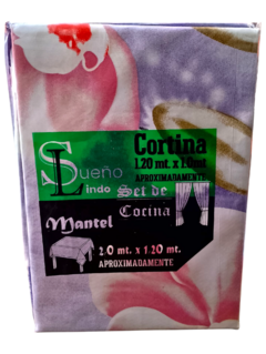 PROMO mantel + cortina microfibra