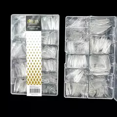 Tips soft gel coffin Mely x500 en caja