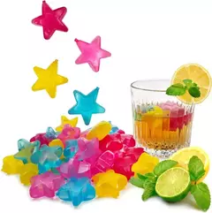 Hielos reutilizables x12 u forma de estrellas