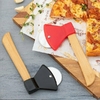 Corta pizzas hacha leñador roja