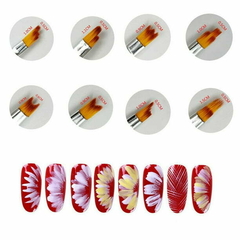 Pack x8 pinceles para deco
