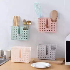 escurridor de cubiertos celeste pastel