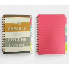 Cuaderno city GIRL con separadores a5